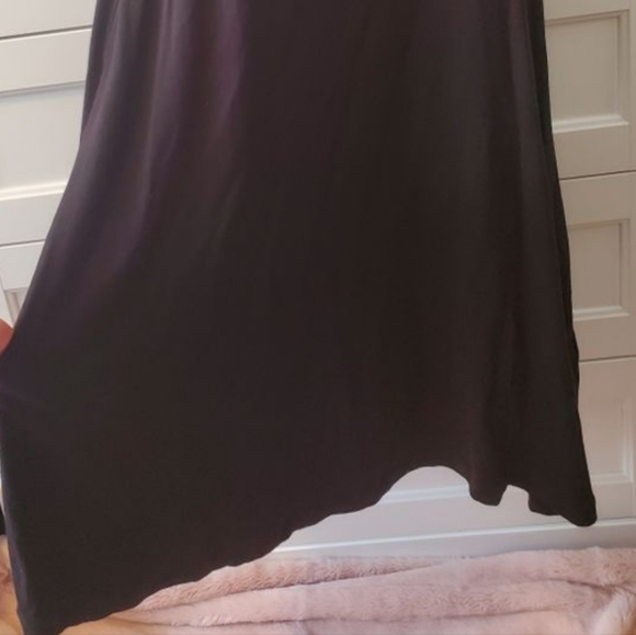 H&M Simple Black Summer A-Line Dress With Pockets - Picture 4 of 9